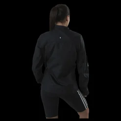Hot adidas Marathon Jacket 3 Stripe Women Black Svart