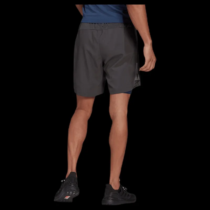 adidas Own The Run Short 2In1 Men Dgh Solid Grey Grå Best