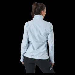 adidas Own The Run Soft Shell Jacket Women Halo Blue Blå Discount