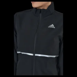 adidas Own The Run Soft Shell Jacket Women Black Svart Hot