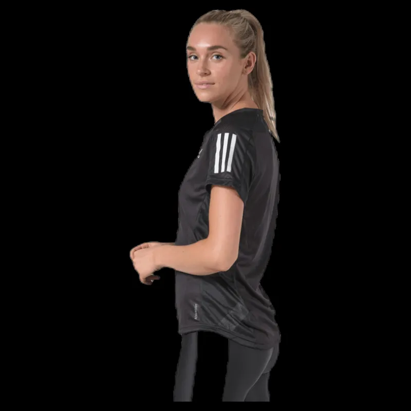 adidas Own The Run Tee Women Black Svart