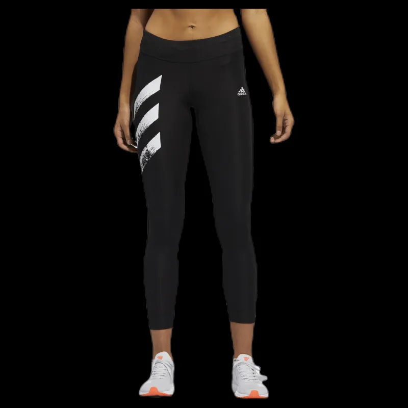 adidas Own The Run Tight Pb 3 Stripes Women Black Svart New