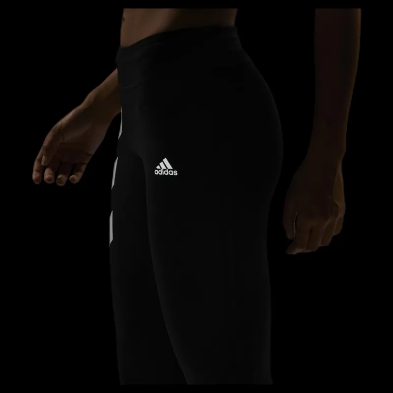 adidas Own The Run Tight Pb 3 Stripes Women Black Svart New