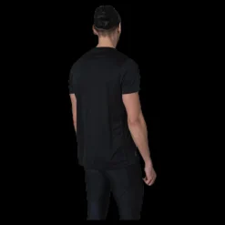 adidas Run It Tee Pb 3 Stripes Men Black Svart Best