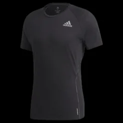 adidas Runner Tee Men Black Svart New