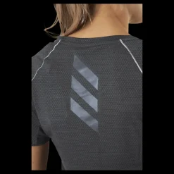 adidas Runner Tee Women Grey Six Svart Sale