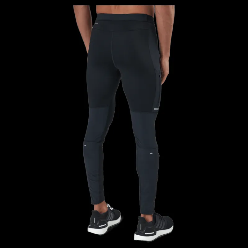 adidas Saturday Warm Running Leggings Men Black Svart Discount