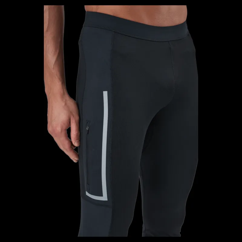 adidas Saturday Warm Running Leggings Men Black Svart Discount