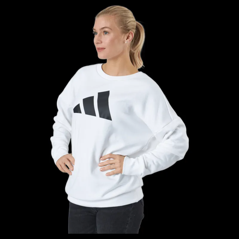 adidas Sportswear Three Bar Sweatshirt White Vit