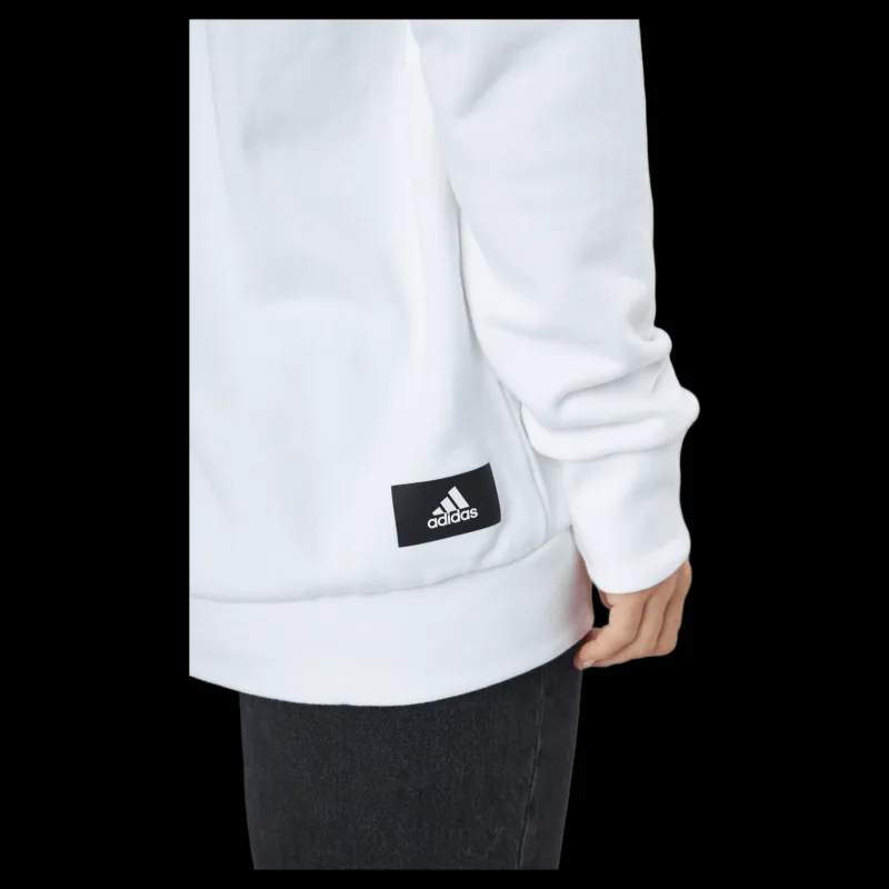 adidas Sportswear Three Bar Sweatshirt White Vit