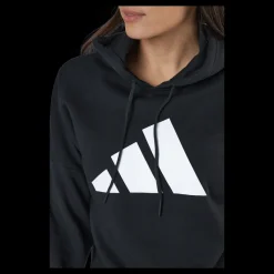 adidas Sportswear Three Bar Hoodie Black Svart Online