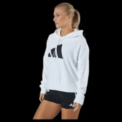 adidas Sportswear Three Bar Hoodie White Vit