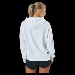 adidas Sportswear Three Bar Hoodie White Vit