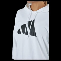 adidas Sportswear Three Bar Hoodie White Vit