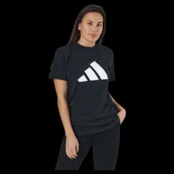 Online adidas Sportswear Three Bar T-Shirt Black Svart