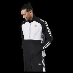 adidas Track Jacket M Black / White / Halo Silver Flerfärgad Clearance