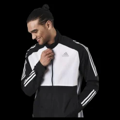 adidas Track Jacket M Black / White / Halo Silver Flerfärgad Clearance