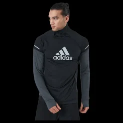 adidas Turtle Graphic Block Longsleev Tee Men Black / Grey Six Svart Online
