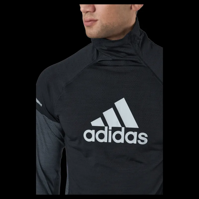 adidas Turtle Graphic Block Longsleev Tee Men Black / Grey Six Svart Online