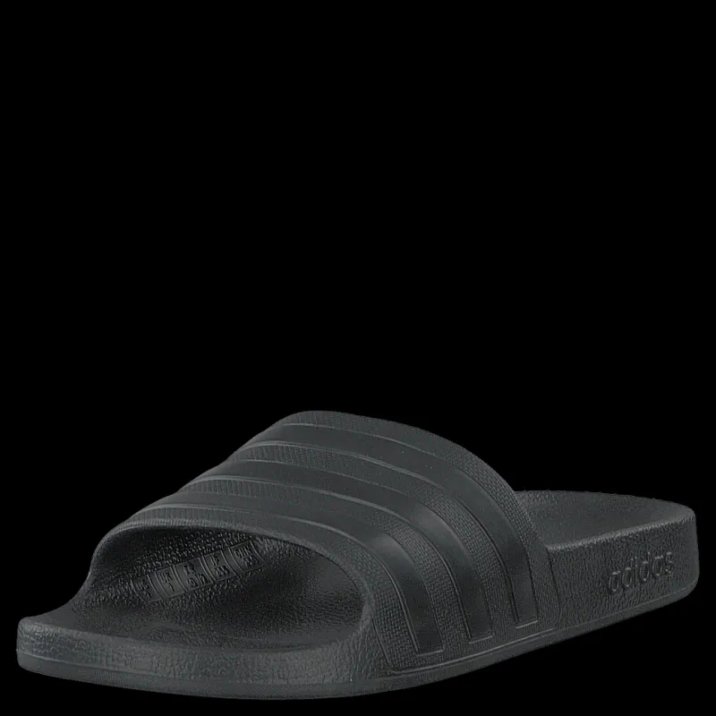 adidas Adilette Aqua Slides Core Black / Core Black / Core Black Svart Clearance