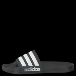 adidas Adilette Cloudfoam Slides Core Black / Cloud White / Core Black Grå Online