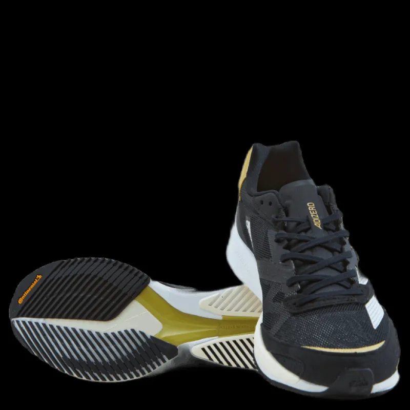 adidas Adizero Adios 6 Shoes Core Black / Cloud White / Wonder White Svart Discount