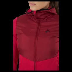Clearance Craft Adv Charge Jersey Hood Jacket Rhubarb-machine Röd