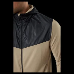 New Craft ADV Charge Jersey Hood Jacket Black/Beige Svart och Beige