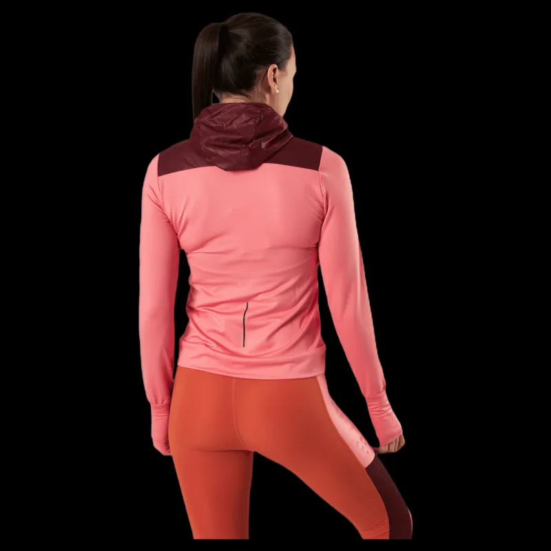 Craft ADV Charge Jersey Hood Jkt Pink/Red Rosa och Röd Best