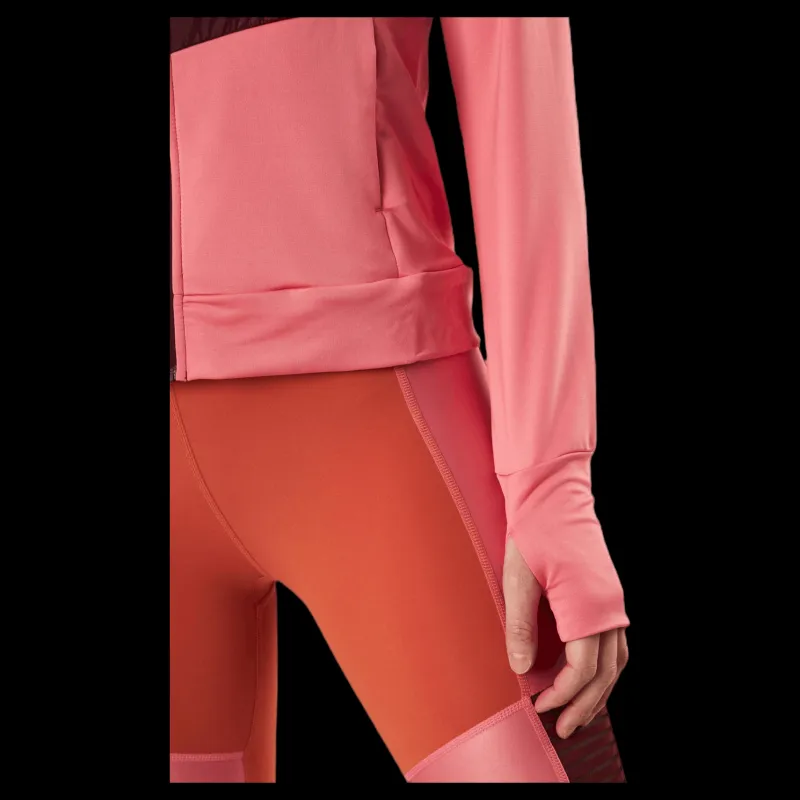 Craft ADV Charge Jersey Hood Jkt Pink/Red Rosa och Röd Best