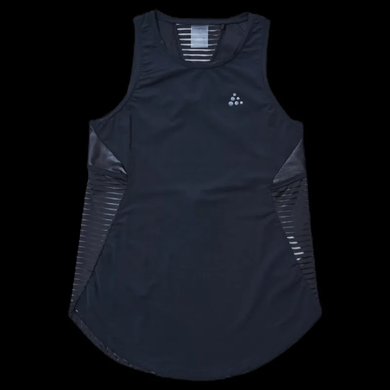 Craft ADV Charge Shiny Singlet Black Svart Outlet