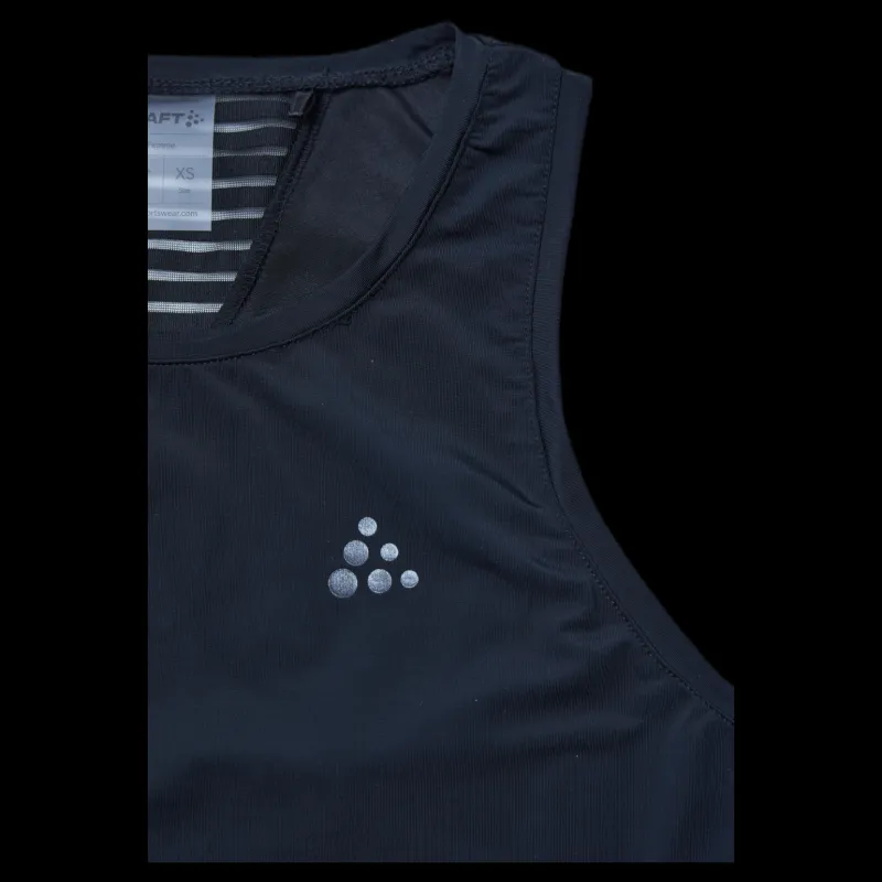 Craft ADV Charge Shiny Singlet Black Svart Outlet