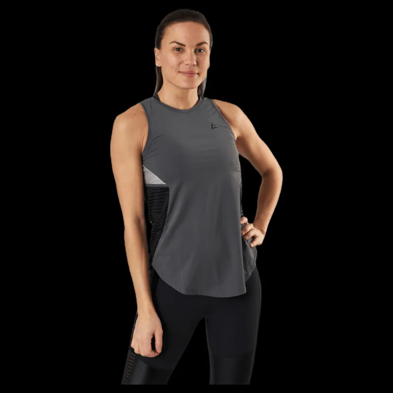 Craft ADV Charge Shiny Singlet Grey Grå Clearance