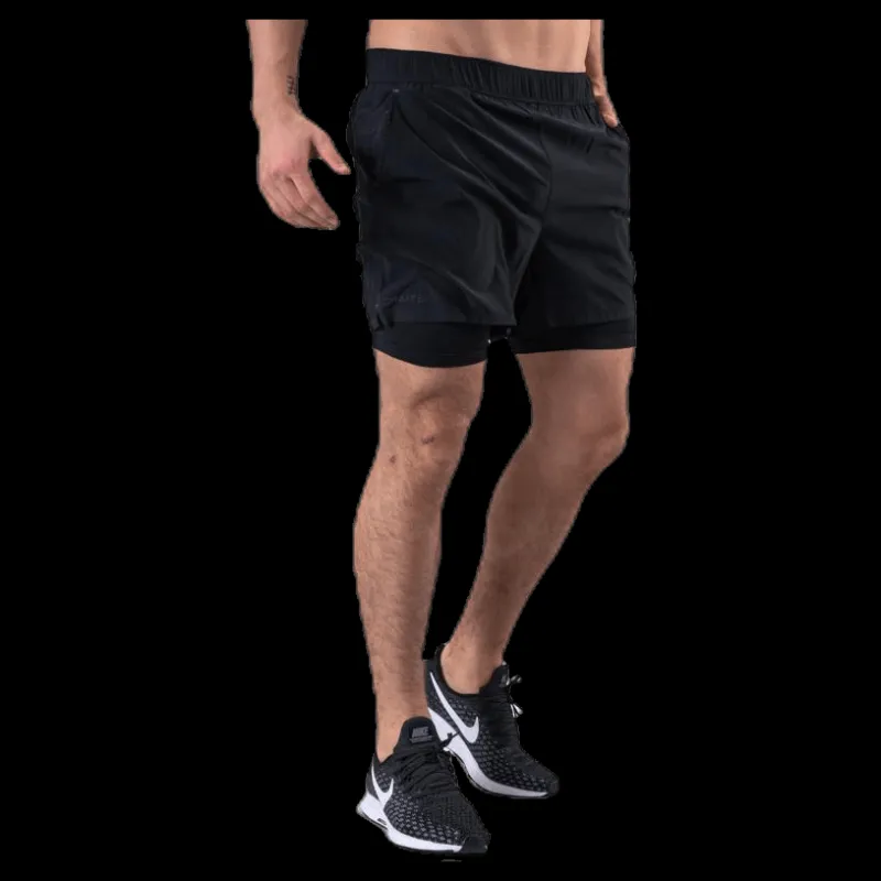 Craft ADV Essence 2-In-1 Stretch Shorts Black Svart Hot