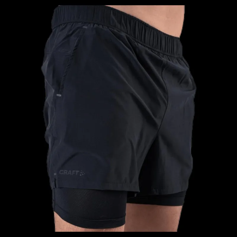 Craft ADV Essence 2-In-1 Stretch Shorts Black Svart Hot