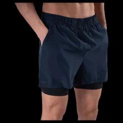 Craft ADV Essence 2-In-1 Stretch Shorts Blue Blå Best