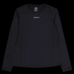 Sale Craft Adv Essence Ls Tee 2 W Black Svart