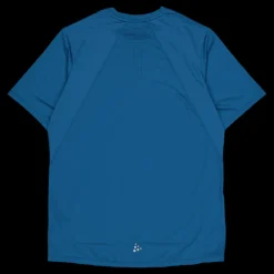 Craft Adv Essence Ss Tee 2 M Alfa Blå Best