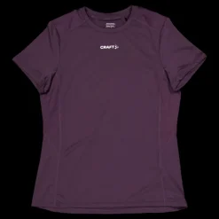 Craft Adv Essence Ss Tee 2 W Dk Plum Lila New