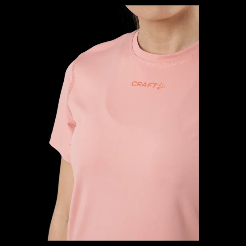 Craft Adv Essence Ss Tee W Bleikur Rosa New