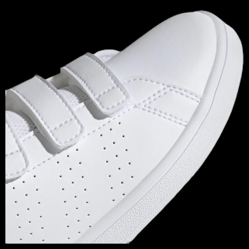 adidas Advantage Shoes Cloud White / Real Pink / Cloud White Vit New