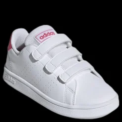 adidas Advantage Shoes Cloud White / Real Pink / Cloud White Vit New