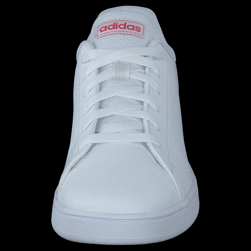 Clearance adidas Advantage Shoes Cloud White / Real Pink / Cloud White Vit och Rosa