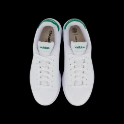 Clearance adidas Advantage Shoes Cloud White / Cloud White / Green Vit