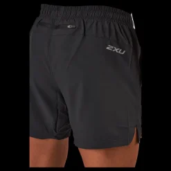 2XU Aero 5 Inch Shorts Black/silver Reflective Svart Outlet
