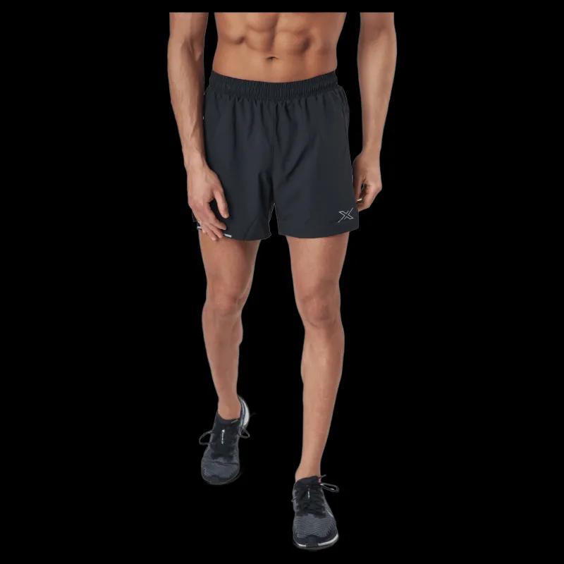 2XU Aero 5 Inch Shorts Black/silver Reflective Svart Online