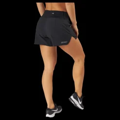 Online 2XU Aero 5 Inch Shorts Black/silver Reflective Svart