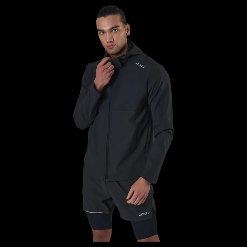 Discount 2XU Aero Jacket Black/Silver Svart och Silver