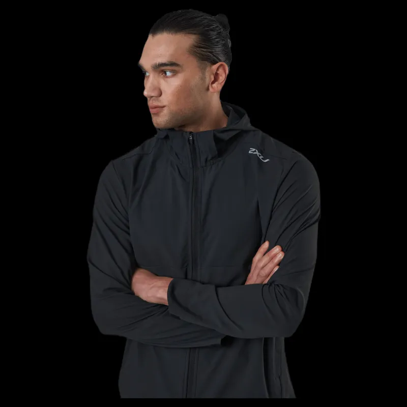 Discount 2XU Aero Jacket Black/Silver Svart och Silver