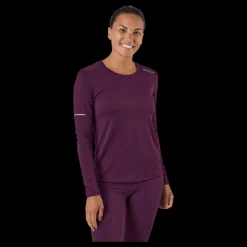 Discount 2XU Aero L/s Beet/silver Reflective Lila